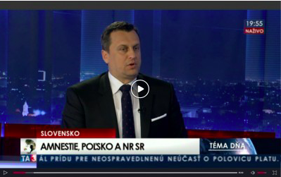 Andrej Danko v relácii Téma dňa na TA3, 10.3.2017