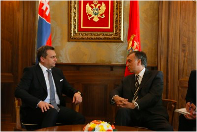 A. Danko - Stretnutie s prezidentom Čiernej hory s Filipom Vujanovićom