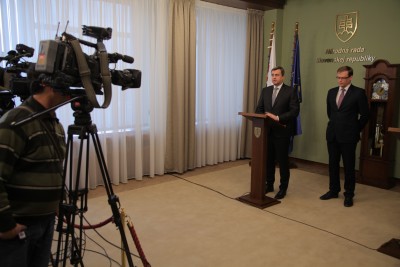 A. Danko - S predsedom Matice slovenskej