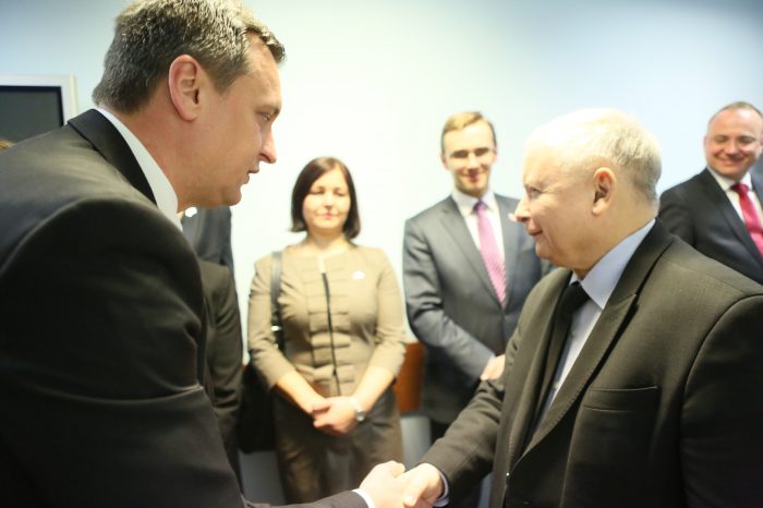 Predseda SNS a predseda NR SR Andrej Danko sa stretol s predsedom strany Právo a spravodlivosť Jarosławom Kaczyńskim