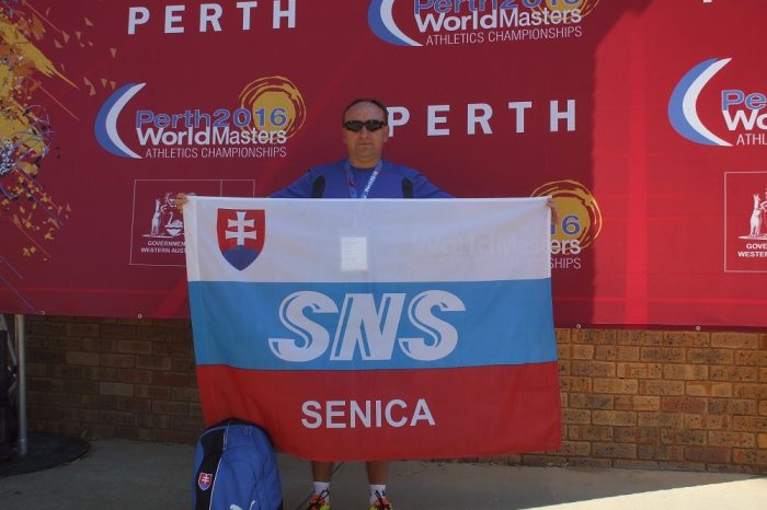 Národniar Ján Záhončík na Majstrovstvách sveta v atletike v Perthe