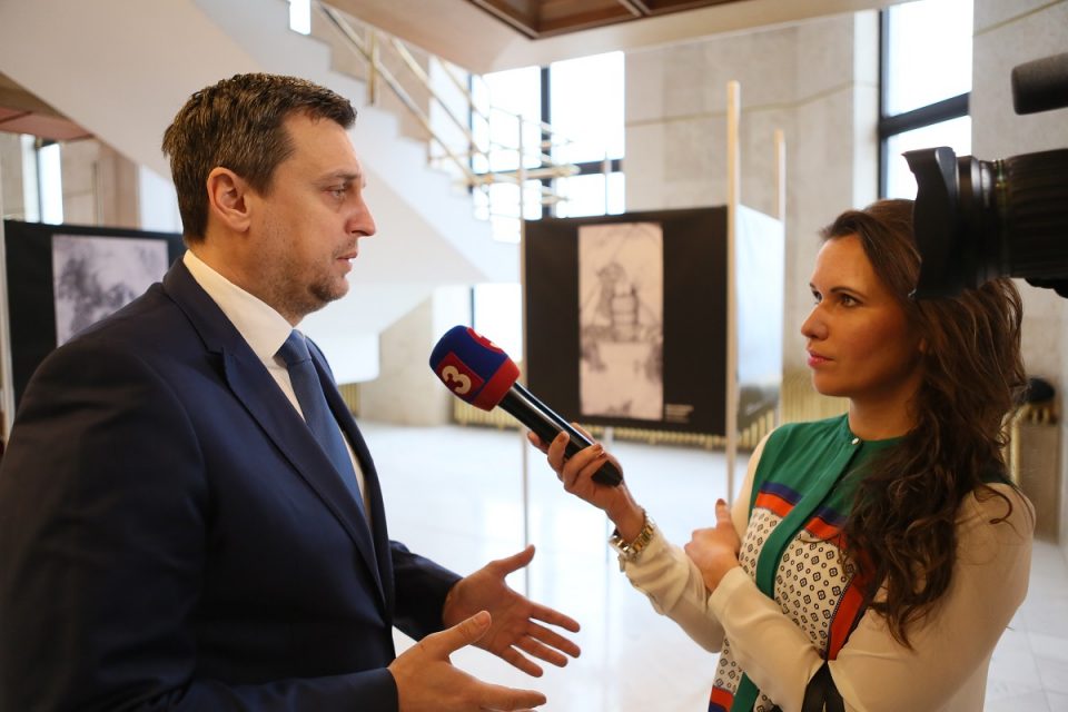 A. Danko - Otvorenie výstavy o svedectve z koncentračného tábora Auschwitz
