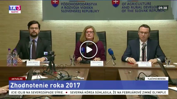 TB G. Matečná a T. Bernaťák - Zhodnotenie roka 2017 v pôdohospodárstve