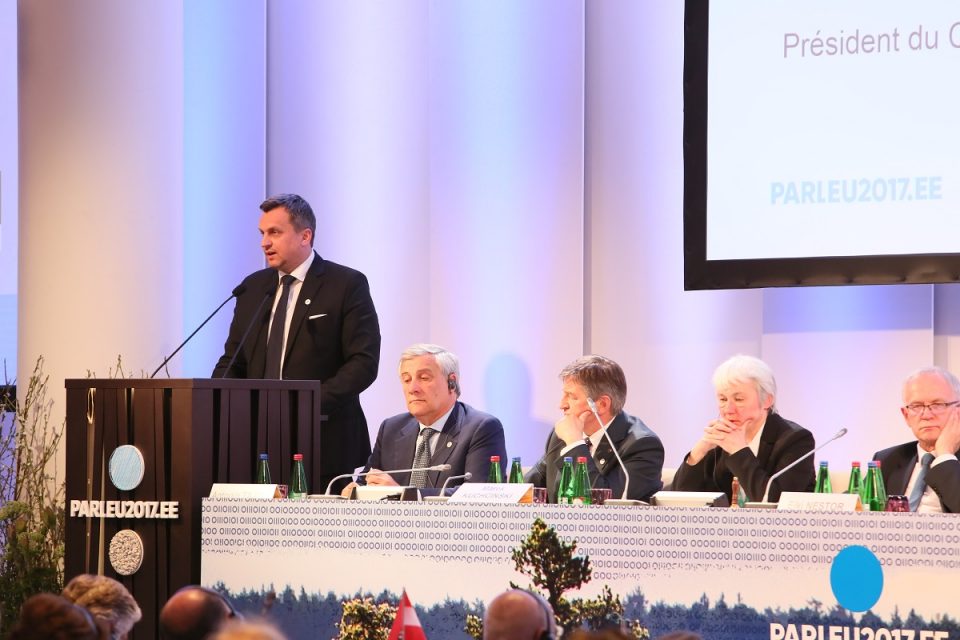 A. Danko - Na rokovaní predsedov parlamentov v Tallinne