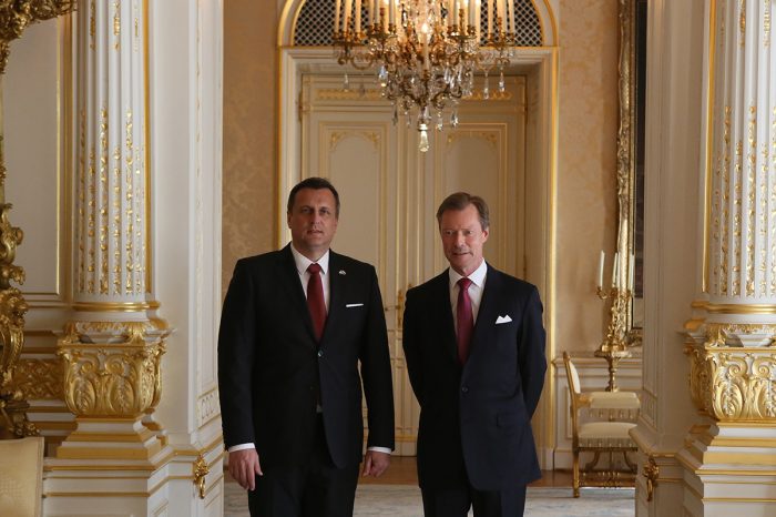 A. Danko - Stretnutie s veľkovojvodom luxemburským, Henrim