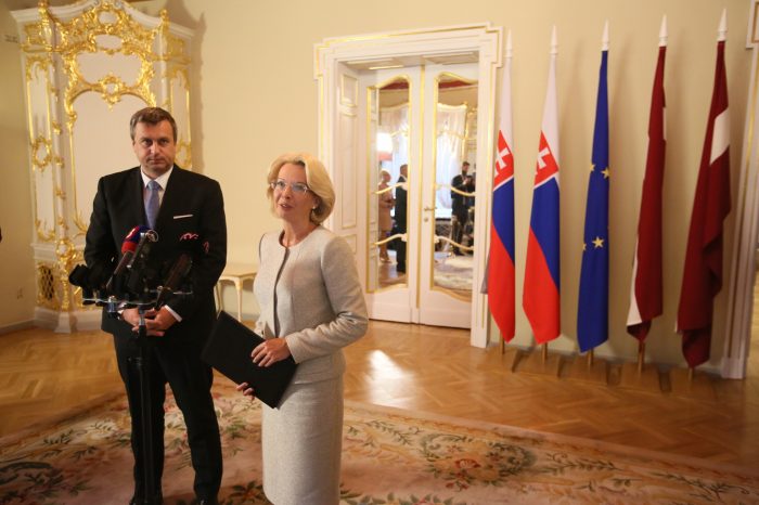 A. Danko - Po rokovaní s lotyšskou predsedníčkou parlamentu