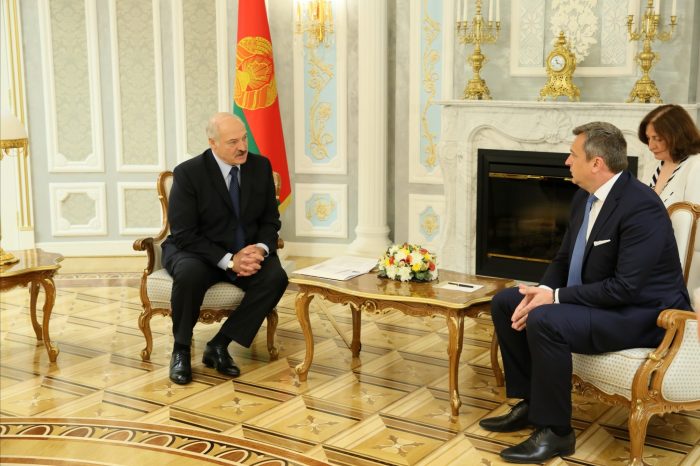 A. Danko - S prezidentom Alexandrom Lukašenkom