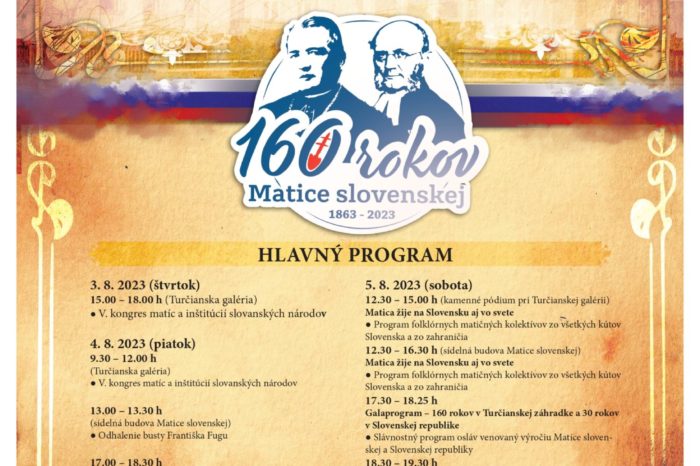 Martin - Oslavy 160. výročia Matice slovenskej a 30. výročia Slovenskej republiky