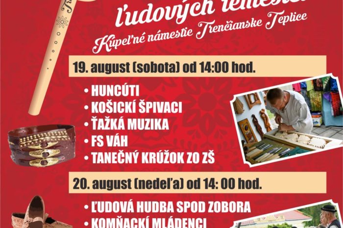 Trenčianske Teplice – 20. ročník Festivalu ľudových remesiel