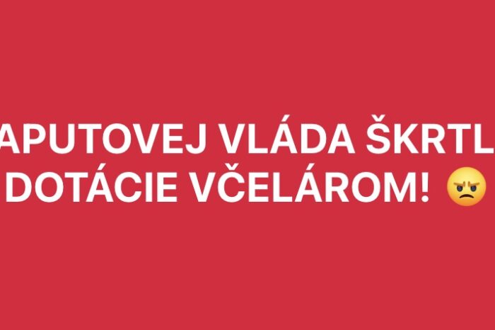 NA JEDNEJ STRANE SI PREZIDENTKA ČAPUTOVÁ NECHÁ DO PALÁCA MARKETINGOVO PRIVIEZŤ VČELIE ÚLE, keď však príde na realitu V ČASE NAJVÄČŠIEHO VČELIEHO HLADOMORU za desaťročie, jej premiér s progresívnou vládou včelárom vôbec nepomôžu, naopak im hádžu polená pod nohy.