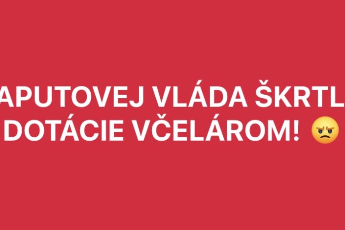 NA JEDNEJ STRANE SI PREZIDENTKA ČAPUTOVÁ NECHÁ DO PALÁCA MARKETINGOVO PRIVIEZŤ VČELIE ÚLE, keď však príde na realitu V ČASE NAJVÄČŠIEHO VČELIEHO HLADOMORU za desaťročie, jej premiér s progresívnou vládou včelárom vôbec nepomôžu, naopak im hádžu polená pod nohy.