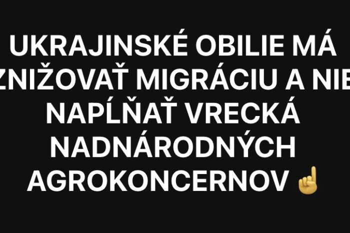 POVEDZME SI TO NA ROVINU-NEDOSTATOK OBILIA ZVYŠUJE MIGRÁCIU Z AFRIKY A ARABSKÝCH KRAJÍN DO EÚ A RIZIKO HLADOMORU.