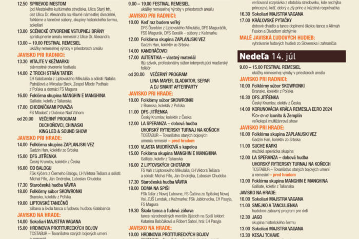 FESTIVAL EURÓPSKE ĽUDOVÉ REMESLO