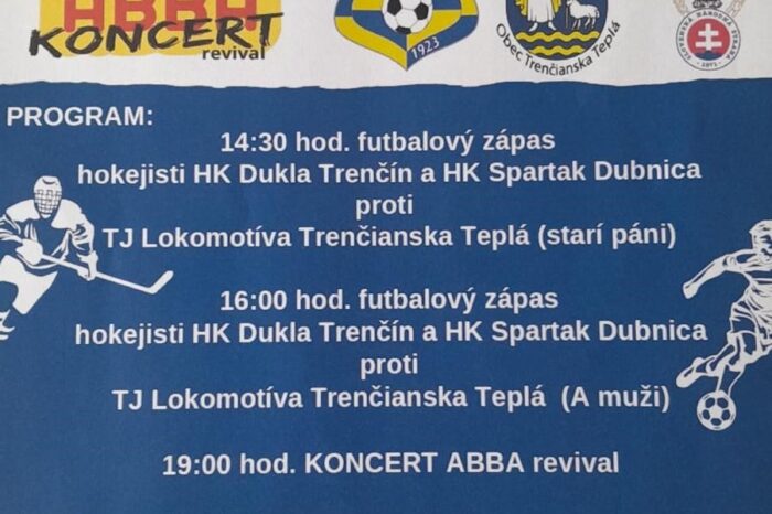 Športová akcia v Trenčianskej Teplej