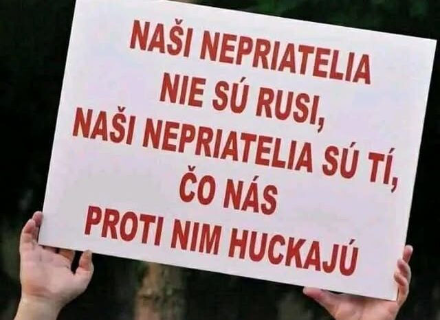 UKRAJINA JE ZODPOVEDNÁ ZA DESTABILIZÁCIU!