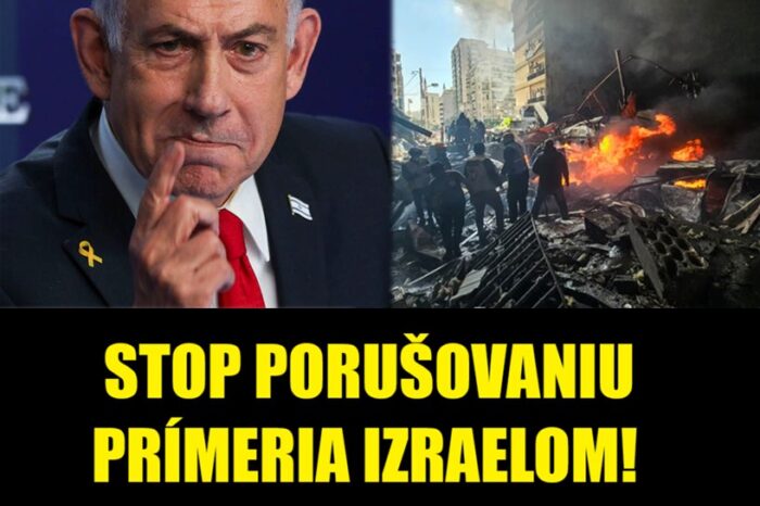 STOP PORUŠOVANIU PRÍMERIA IZRAELOM!